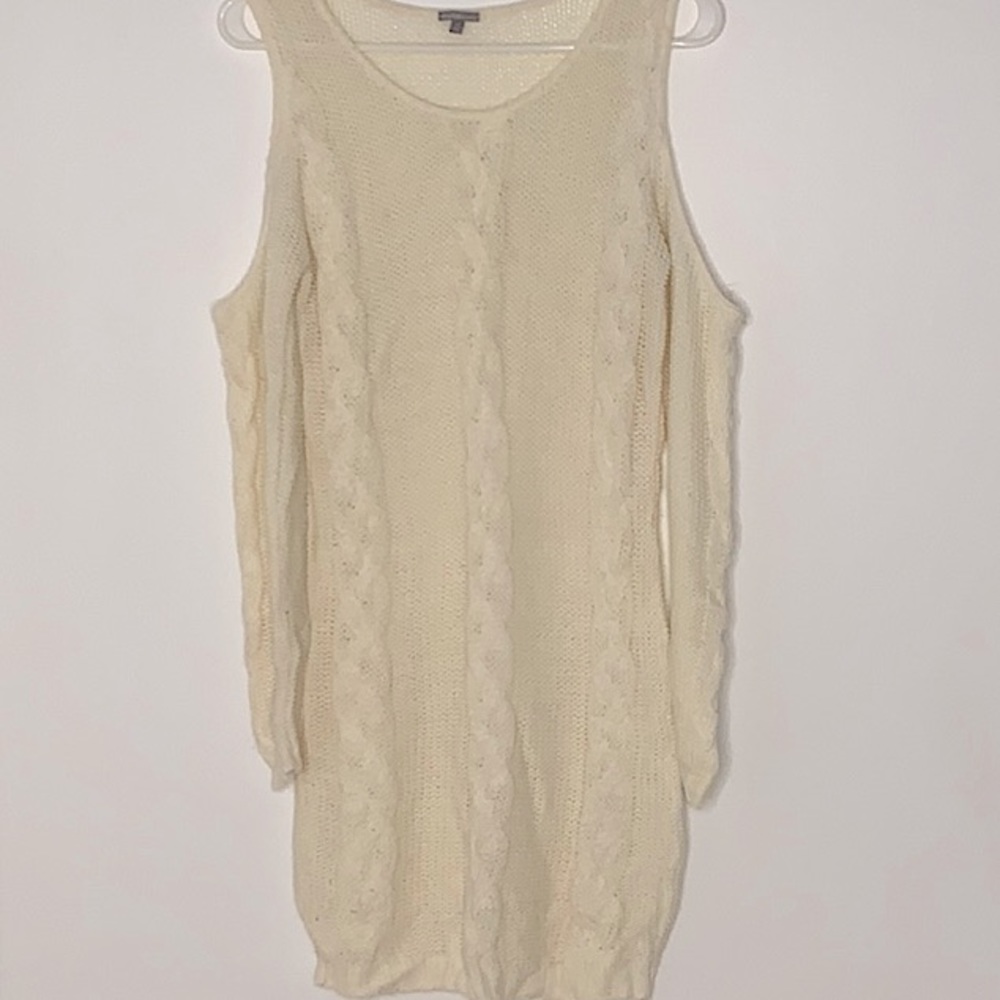 Charlotte Russe cream sweater dress